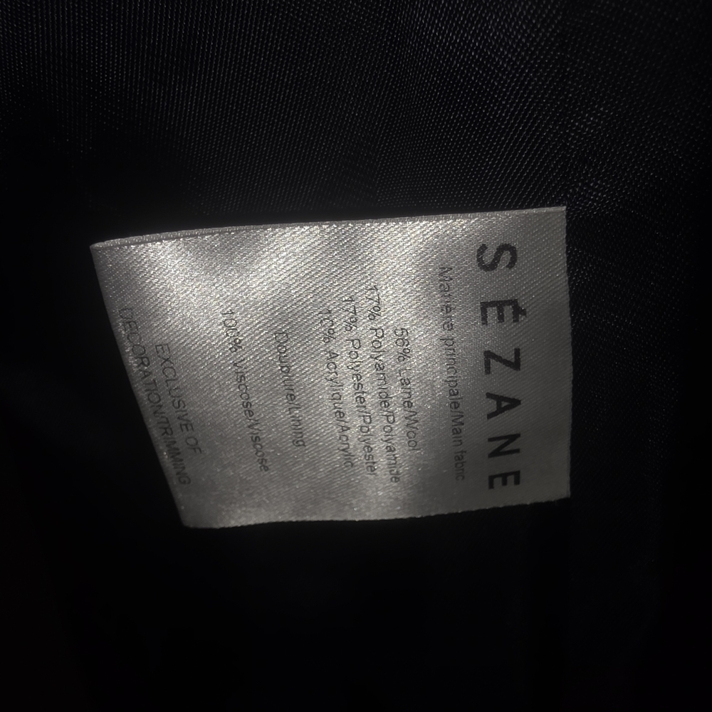 Sezane Light Gray Herringbone Blazer - Picture 7 of 8